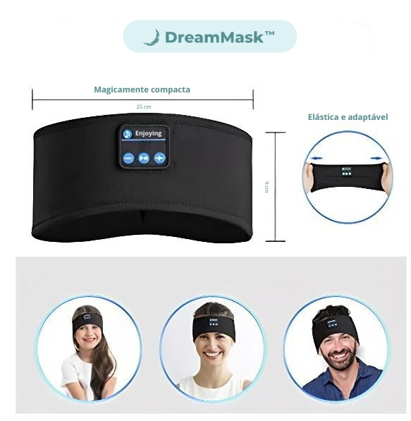 Máscara com fone Bluetooth DreamMask™