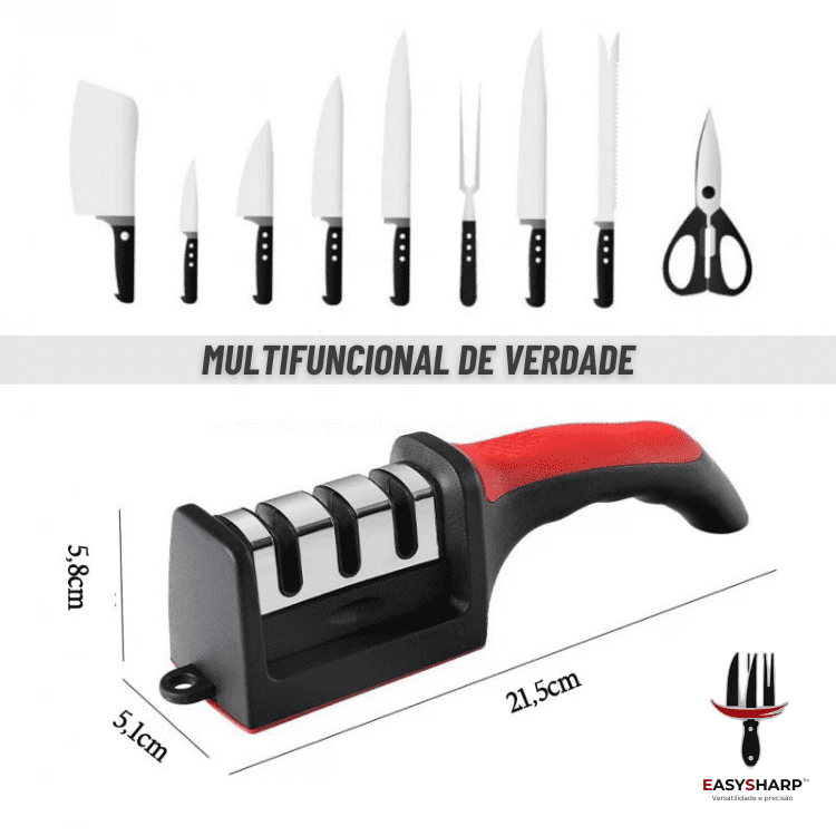 Amolador de facas multifuncional - EasySharp™