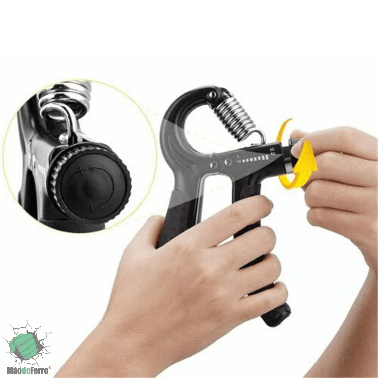 Hand Grip MãoDeFerro™ - Fortalecedor de Músculos